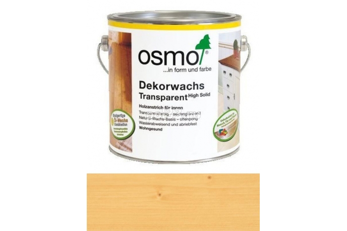 Цветное масло с тведым воском Osmo Dekorwachs Transparent 3127 Саванна (0.75 л)