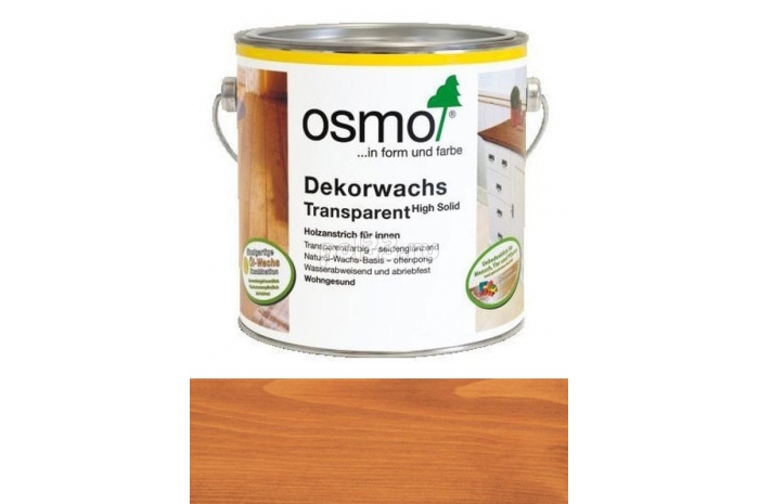 Цветное масло с тведым воском Osmo Dekorwachs Transparent 3137 Вишня (0.75 л)