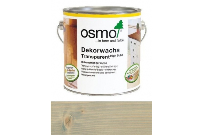 Цветное масло с тведым воском Osmo Dekorwachs Transparent 3151 Серо-голубое (0.75 л)