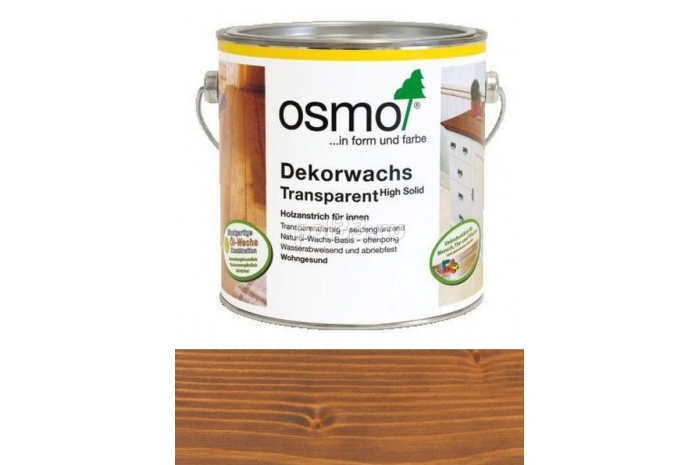 Цветное масло с тведым воском Osmo Dekorwachs Transparent 3166 Орех (0.75 л)