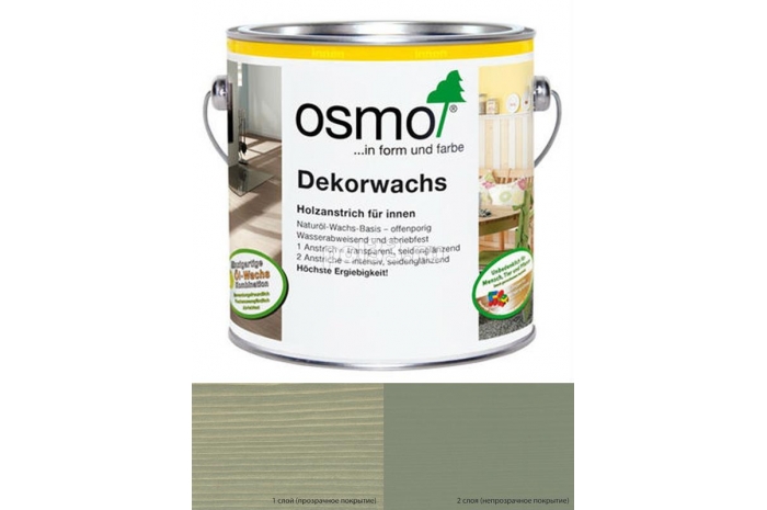 Цветное масло с тведым воском Osmo Dekorwachs Intensive (Creativ) 3177 Бамбук (0.75 л)