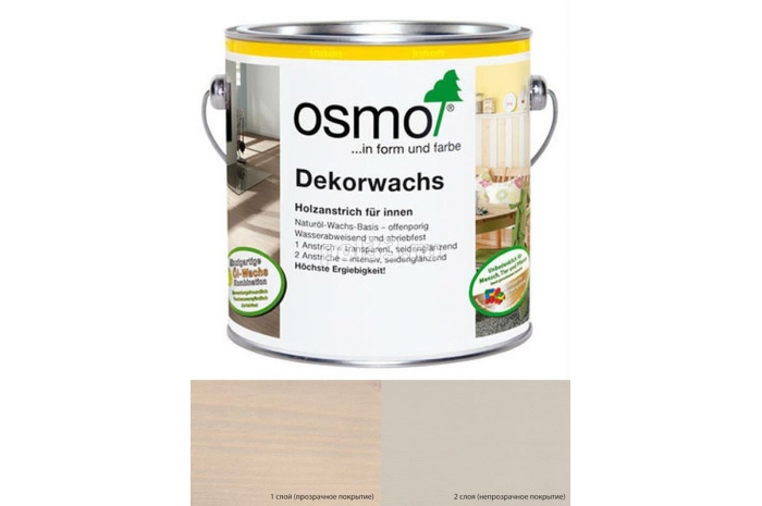 Цветное масло с тведым воском Osmo Dekorwachs Intensive (Creativ) 3181 Галька (0.75 л)