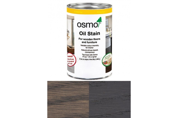 Цветной бейц (морилка) Osmo Ol-Beize 3514 Графит прозрачный/интенсивный (0.75 л)
