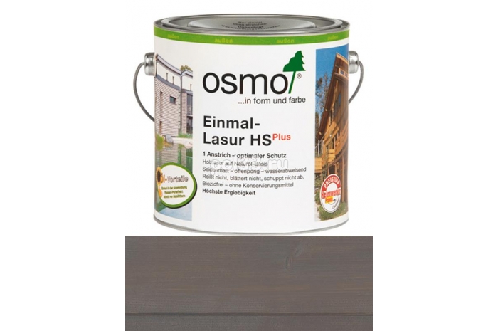 Однослойная лазурь Einmal-Lasur HS Plus 9252 Патина (0.75 л)