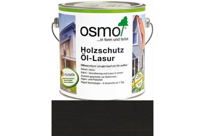 Защитное масло-лазурь для древесины Osmo Holz-Schutz Ol Lasur 712 Венге (0.75 л)