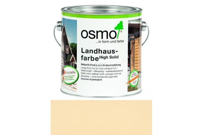 Непрозрачная краска Osmo Landhausfarbe 2204 Слоновая кость (0.75 л)