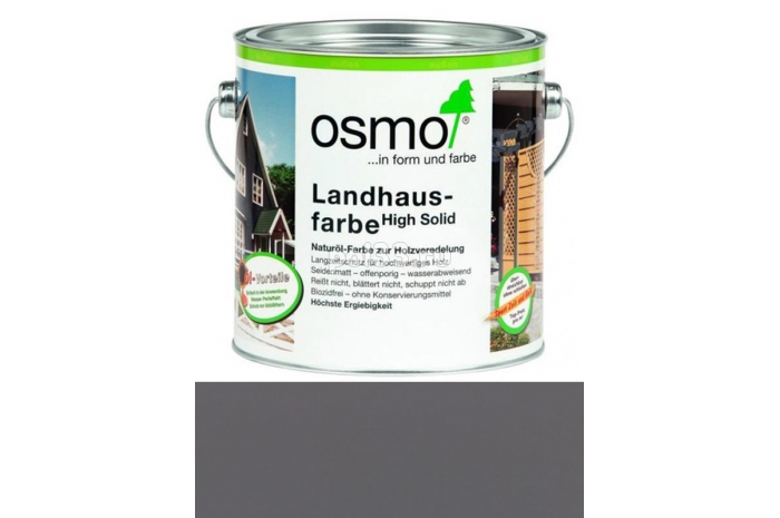 Непрозрачная краска Osmo Landhausfarbe 2704 Серая (0.75 л)