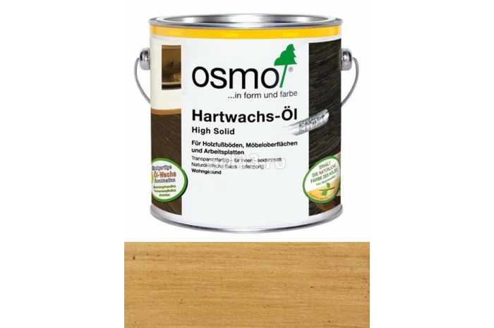 Цветное масло с твердым воском Osmo Hartwachs-Ol Farbig 3041 Натуральный тон (2.5 л)