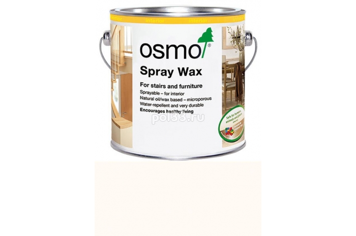 Воск Osmo для распыления Spritz Wachs 3012 Белый непрозрачный (0.5 л)