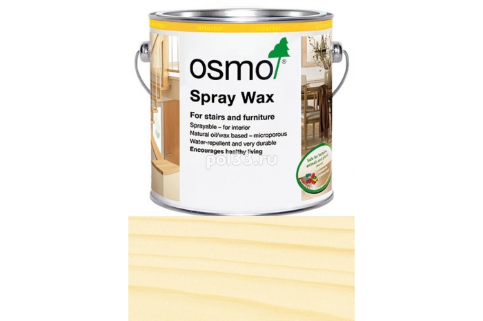 Воск Osmo для распыления Spritz Wachs 3085 Бесцветный шелковисто-матовый (0.5 л)
