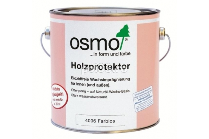 Пропитка для древесины с водоотталивающим эффектом Osmo Holzprotektor 4006 (2.5 л)