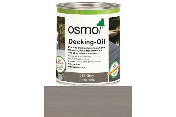 Масло Osmo для террас Terrassen-Ole 019 Серое (2.5 л)