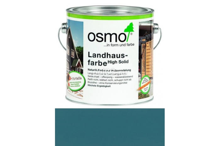 Непрозрачная краска Osmo Landhausfarbe 2501 Морская волна (2.5 л)