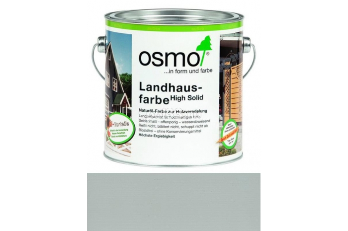 Непрозрачная краска Osmo Landhausfarbe 2735 Дымчато-серая (2.5 л)