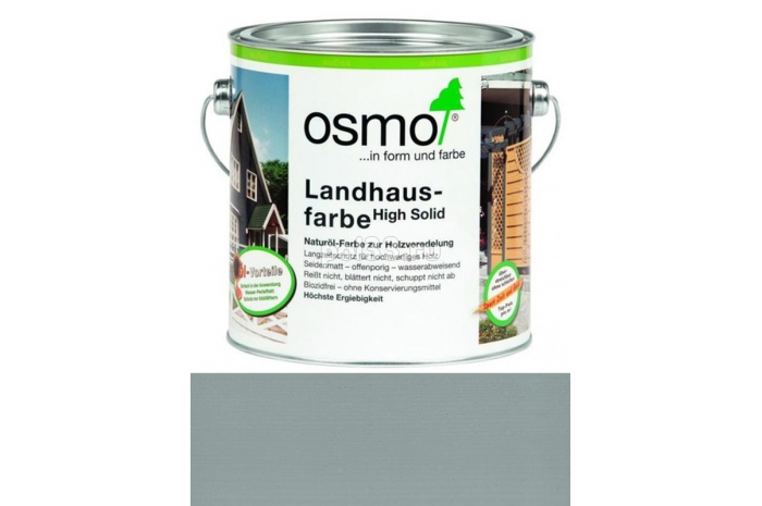 Непрозрачная краска Osmo Landhausfarbe 2742 Серый туман (2.5 л)