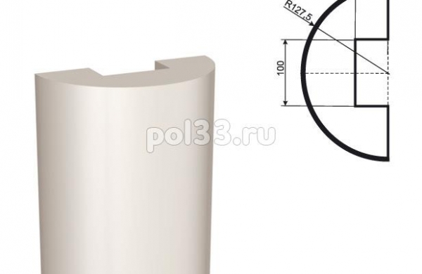 Полуколонна Lepninaplast (Лепнинапласт) 1-КЛВ-255-2 2000 мм