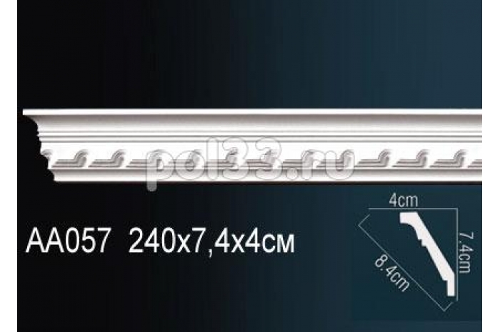 Лепной декор Perfect Карниз AA057 (гибкий)