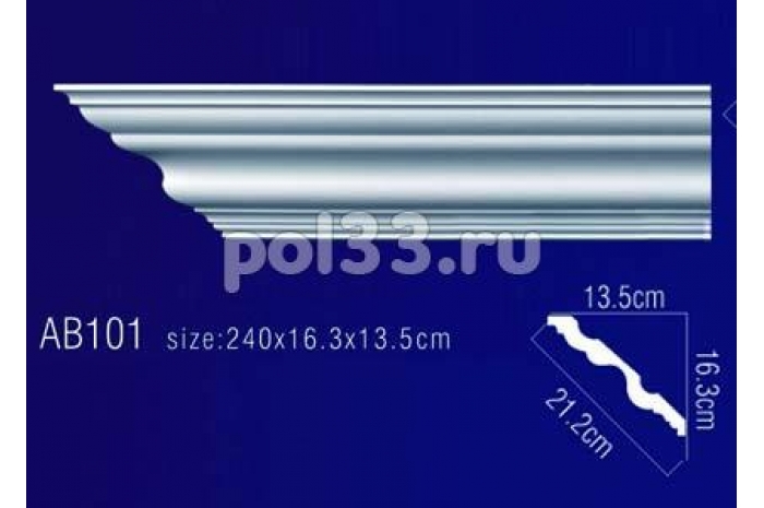 Лепной декор Perfect Карниз AB101 (гибкий)