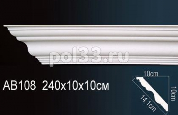 Лепной декор Perfect Карниз AB108