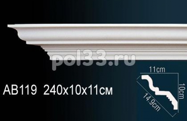 Лепной декор Perfect Карниз AB119
