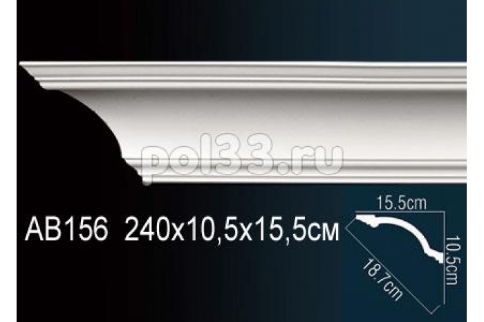 Лепной декор Perfect Карниз AB156