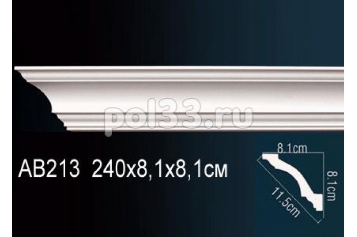Лепной декор Perfect Карниз AB213 (гибкий)
