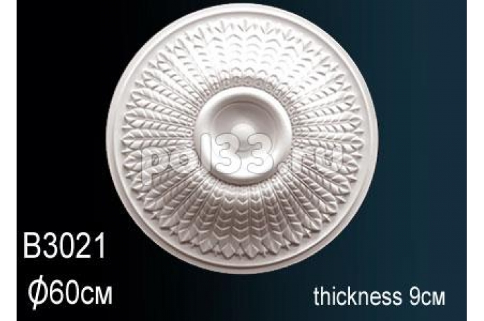 Лепной декор Perfect Розетка B3021