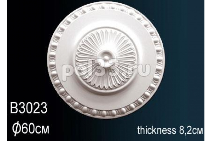 Лепной декор Perfect Розетка B3023