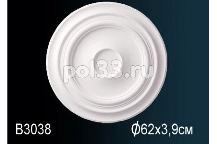 Лепной декор Perfect Розетка B3038