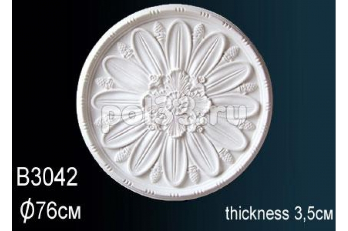 Лепной декор Perfect Розетка B3042