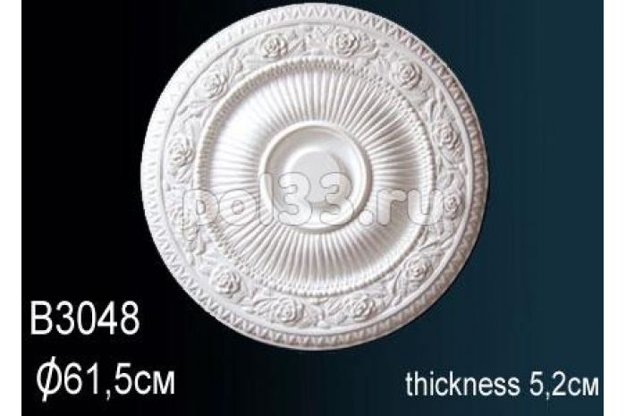 Лепной декор Perfect Розетка B3048