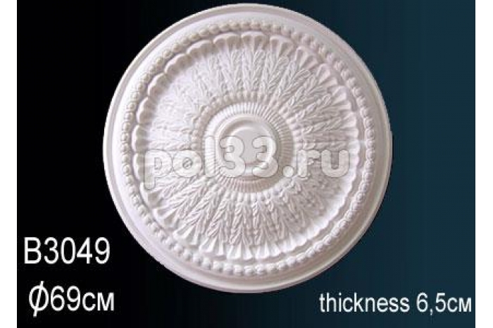 Лепной декор Perfect Розетка B3049
